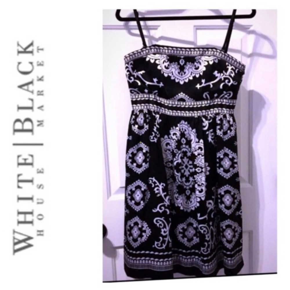 White House Black Market silk dress-SZ 6